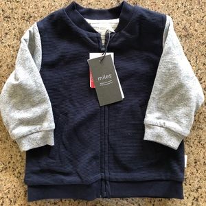 Miles- Navy and gray jacket